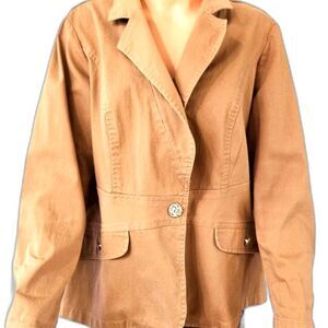 Venezia Women's Tan Blazer Jacket